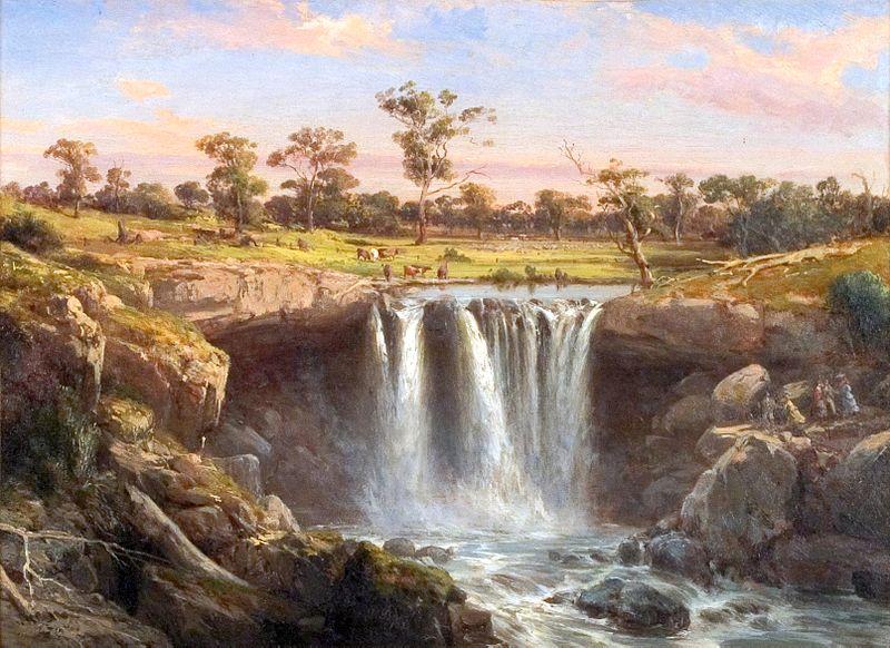 Louis Buvelot One of the Falls of the Wannon oil painting image